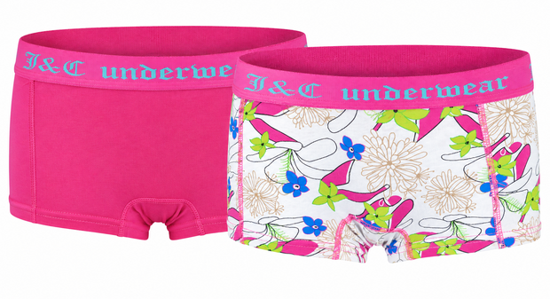 2-pack Meisjes Hipster Roze J&amp;C