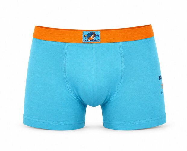 Active Plus Jongens boxershort Lichtblauw/Oranje