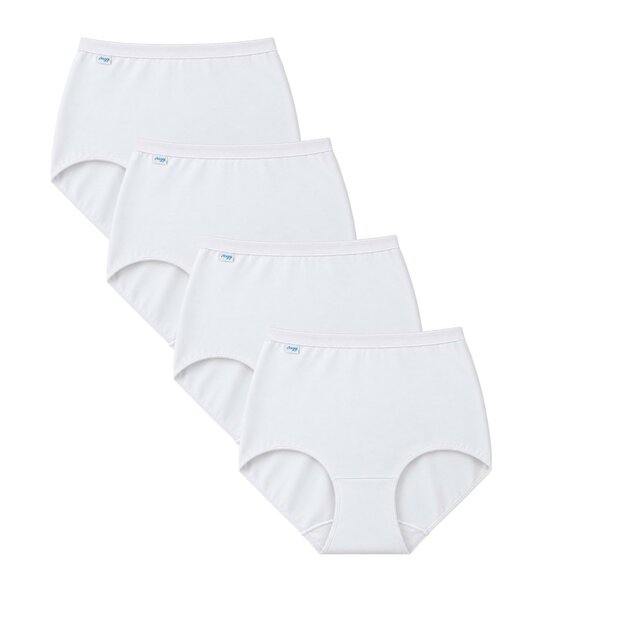 3+1 pack Sloggi Dames slip Basic+ Maxi Wit