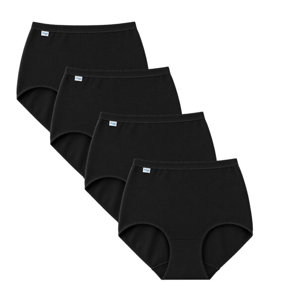 3+1 pack Sloggi Dames slip Basic+ Maxi Zwart