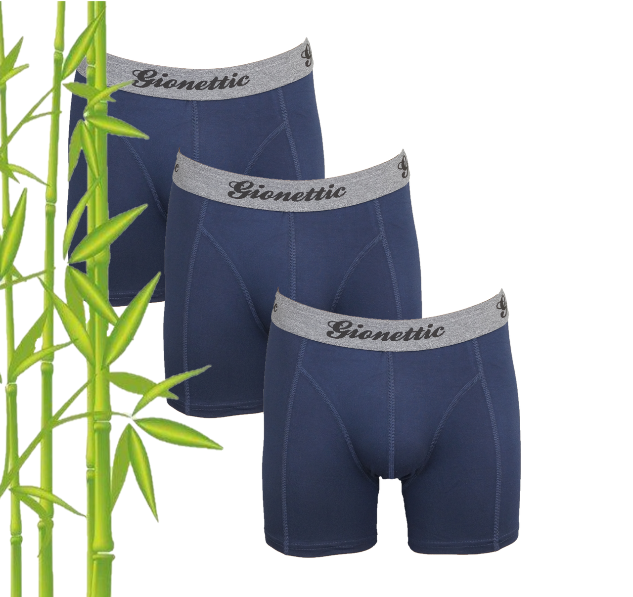 Set van 2 Bon Giorno herenslips type Bantam - 1 x zwart en 1 x grijs - maat  XL | bol.com
