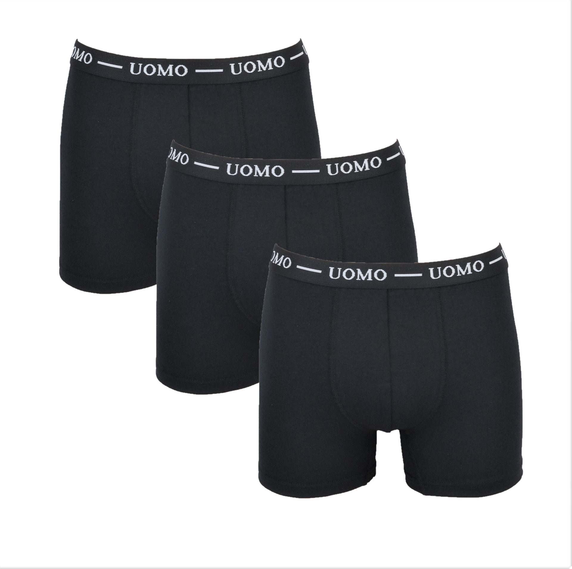 Afleiding veel plezier Naleving van UOMO 3-Pack Heren boxershorts Zwart