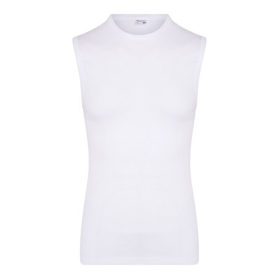 Beeren Heren mouwloos shirt M3000 Wit