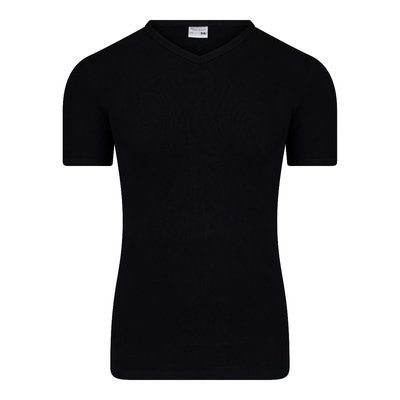 Beeren Heren T-shirt met V-Hals M3000 Zwart