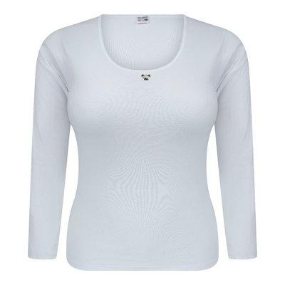 Beeren Dames shirt met L.M. M3000 Wit