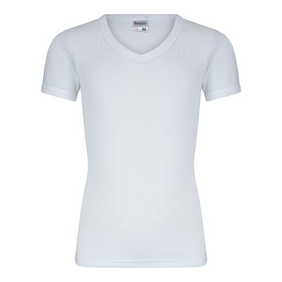 Beeren Jongens T-shirt met V-Hals en K.M. M3000 Wit