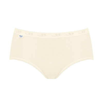 Sloggi Dames slip Basic+ Midi Cream