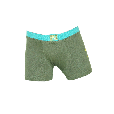 Active Plus Jongens boxershort Legergroen/Lichtblauw