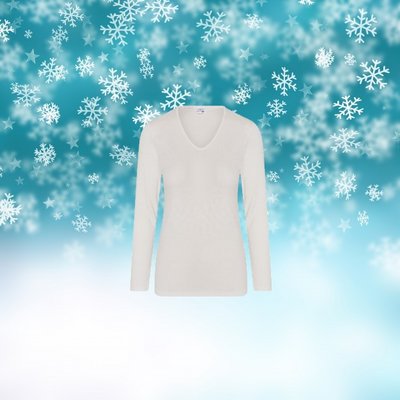 Beeren Thermo dames shirt met L.M. Wolwit