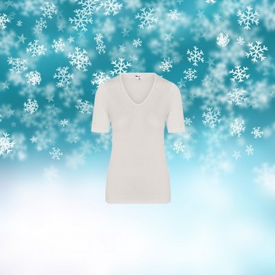 Beeren Thermo dames shirt met K.M. Wolwit