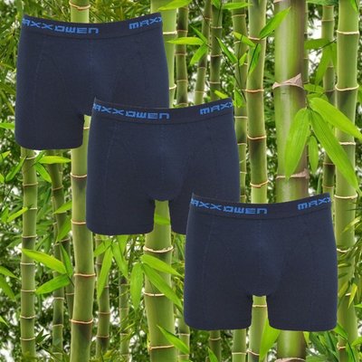 3-pack Maxx Owen Bamboe Heren boxershort Marine