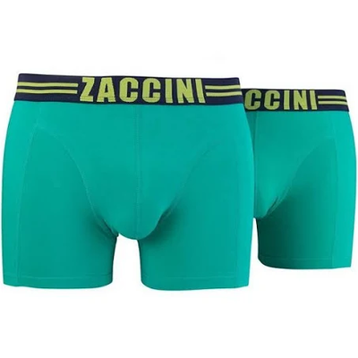 Zaccini 2-pack Heren boxershorts  Grass Green/Lime
