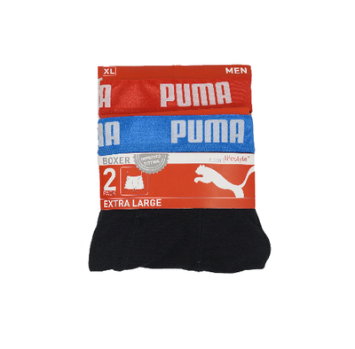 Puma 2-Pack Heren boxershorts Scuba Red/Bleu