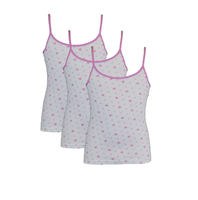 Beeren 3-Pack Meisjes hemden Love Roze