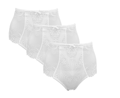 3-pack Dames Tailleslip corrigerend Wit