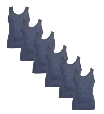 6-pack Jongens Singlets (Hemden) Beeren Young