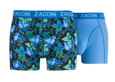 Zaccini 2-pack Heren boxershorts Blue