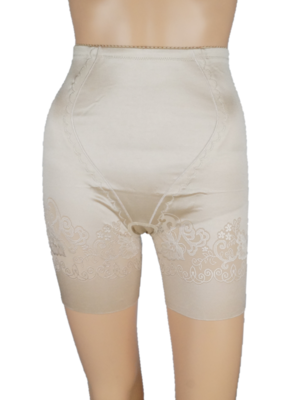 Dames tailleslip met lange pijp corrigerend