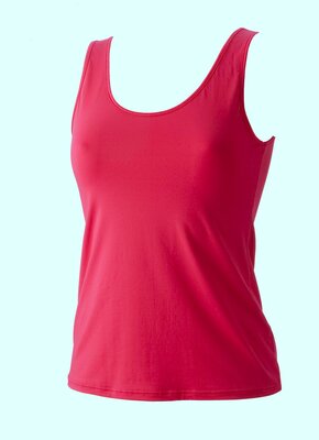Avet dames hemd microfiber 7591 Langer Model Rood