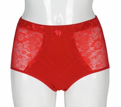 J&C Licht corrigerende dames tailleslip Rood H201