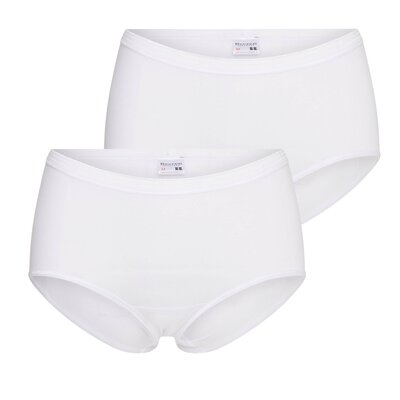 2 pack Beeren Dames (Midi) heupslip Comfort Feeling Wit