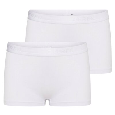 2 pack Beeren Meisjes boxershort Comfort Feeling Wit