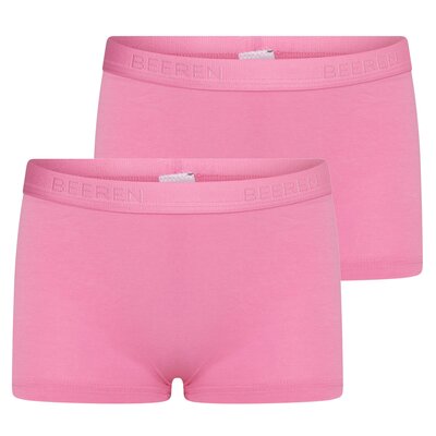 2 pack Beeren Meisjes boxershort Comfort Feeling Felroze