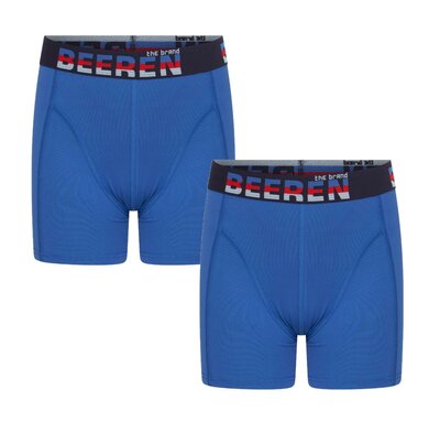 2 pack Beeren Jongens boxershort Elegance Blauw