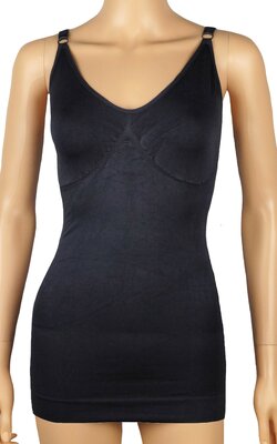 Dames corrigerend hemd 6409A J&C Zwart