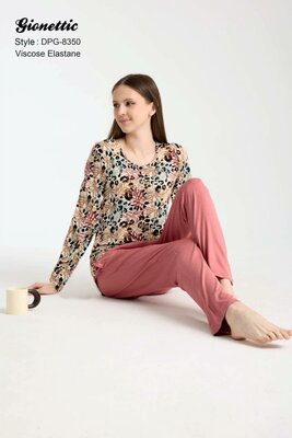 Dames Pyjama Yara van Gionettic met lange mouw