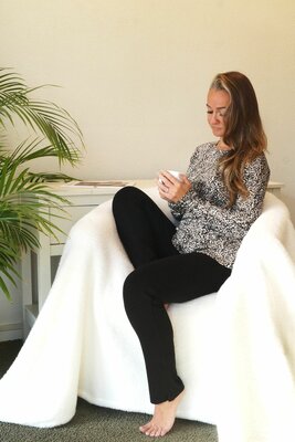 Dames Pyjama Jaylin van Gionettic met lange mouw