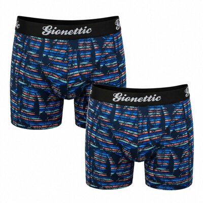 2-pack Gionettic Heren boxershorts print Palm