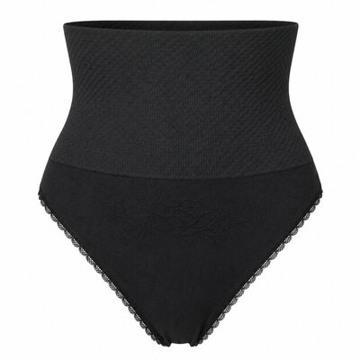 J&C dames corrigerende string W3235 Zwart