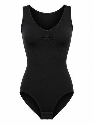 J&C Body 6778 met brede bandjes Zwart