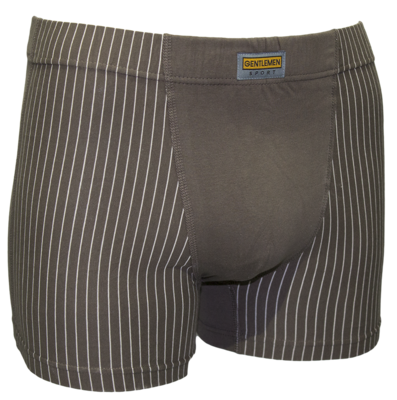 Gentlemen Heren boxershort Krijtstreep Grijs