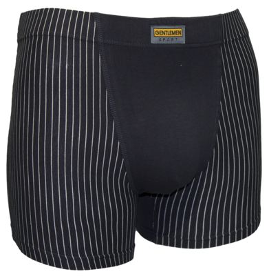 Gentlemen Heren boxershort Krijtstreep Zwart