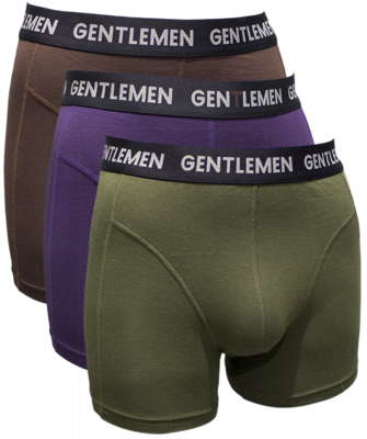 Gentlemen 3-pack Heren boxershorts Modal assorti