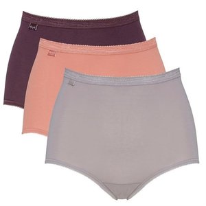 Sloggi Dames slip Basic+ Maxi Donkerrood